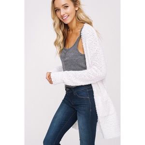 likeNarly Sweaters - >>LAST<< Polly Popcorn Chunky Cardigan - Ivory likeNarly Sweaters - >>LAST<< Polly Popcorn Chunky Cardigan - Ivory